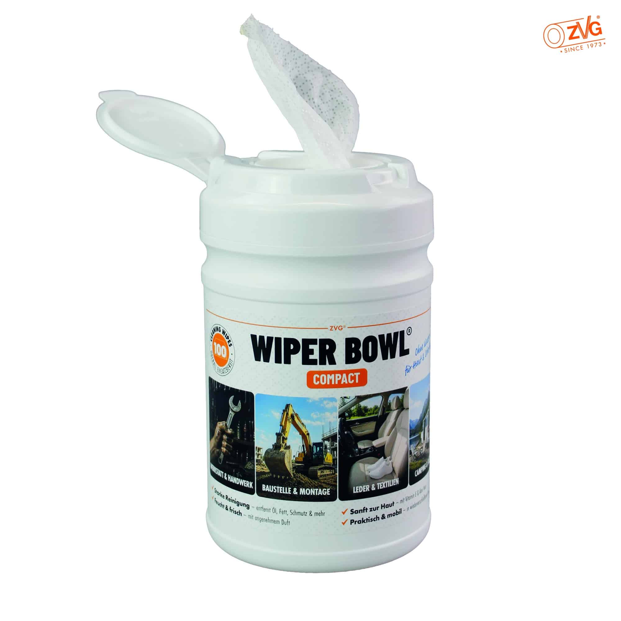 zetClean® - Wiper Bowl® compact / Cleaning Wipes